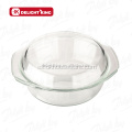 Cazuela de vidrio de borosilicato con tapa de vidrio Juegos de utensilios de cocina